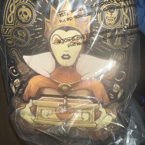 Loungefly Disney Black and Gold Backpack